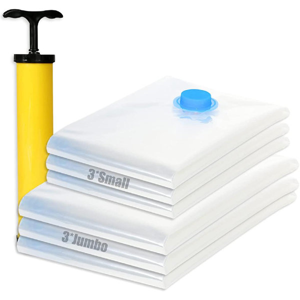 Rebrilliant Vacuum Storage Bags With HandPump, Space Saver Bags Double